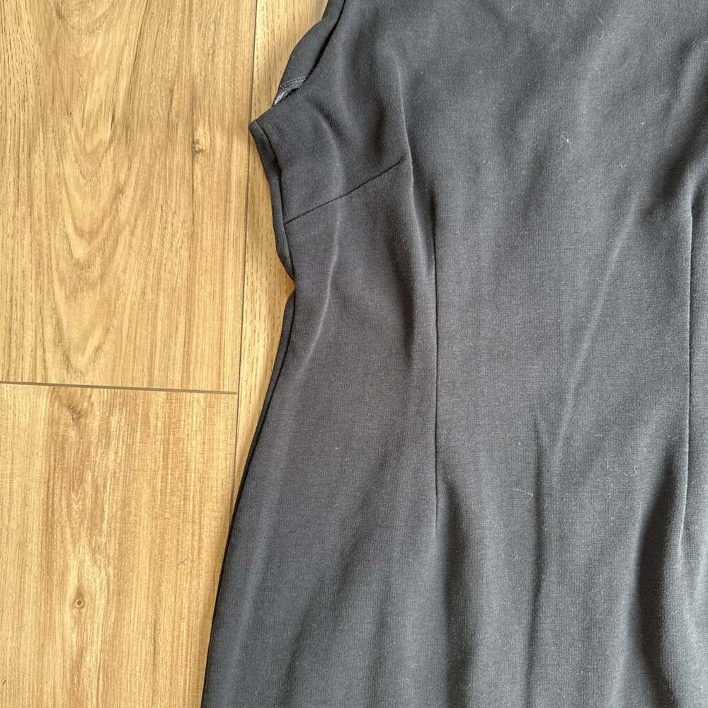 Hanna Andersson Black Sleeveless Dress Size 6 Petite Women's Career Office - Picture 3 of 6